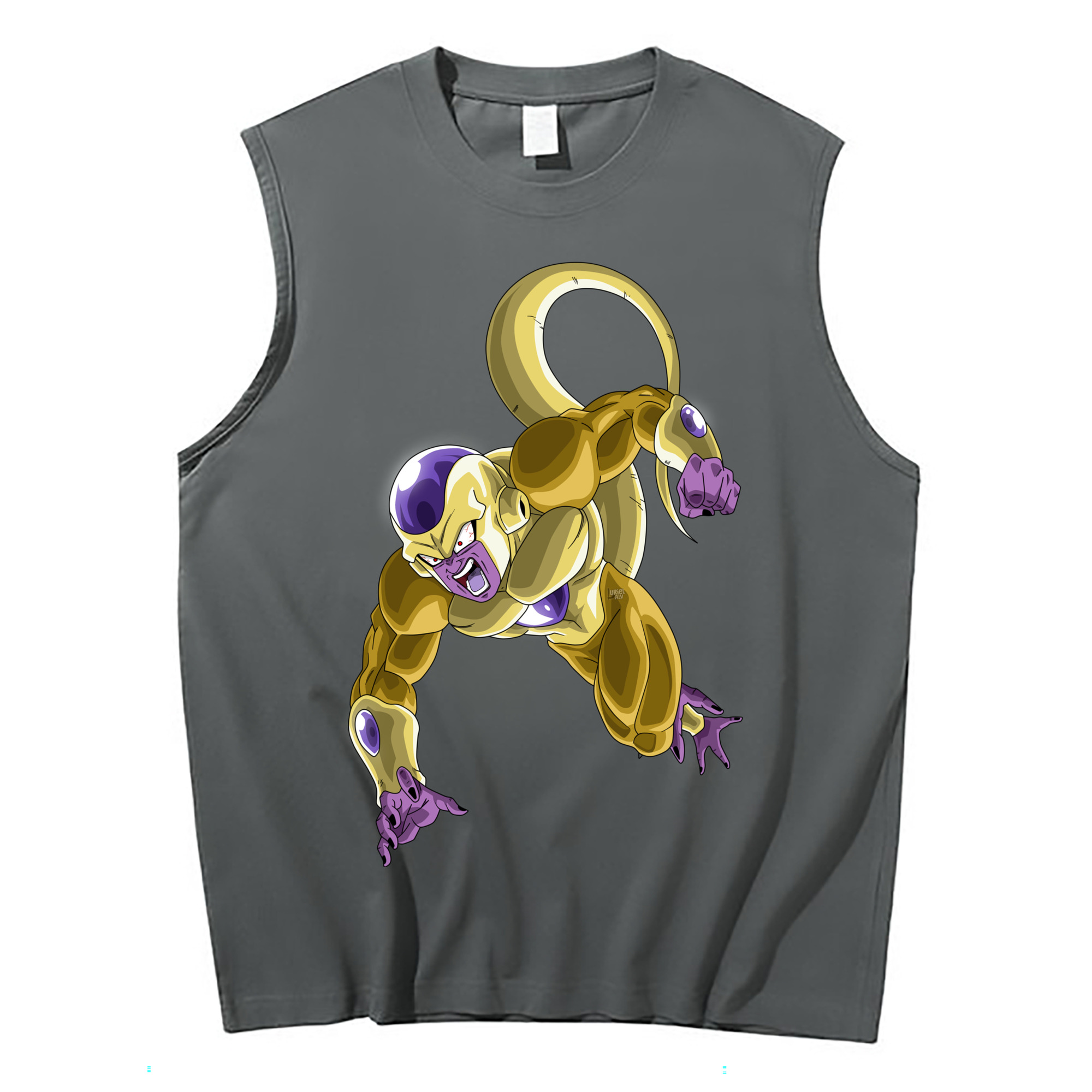 （画像用） ドラゴンボール フリーザ DRAGON BALL Frieza コットン100％タンクトップ（フロントプリント）